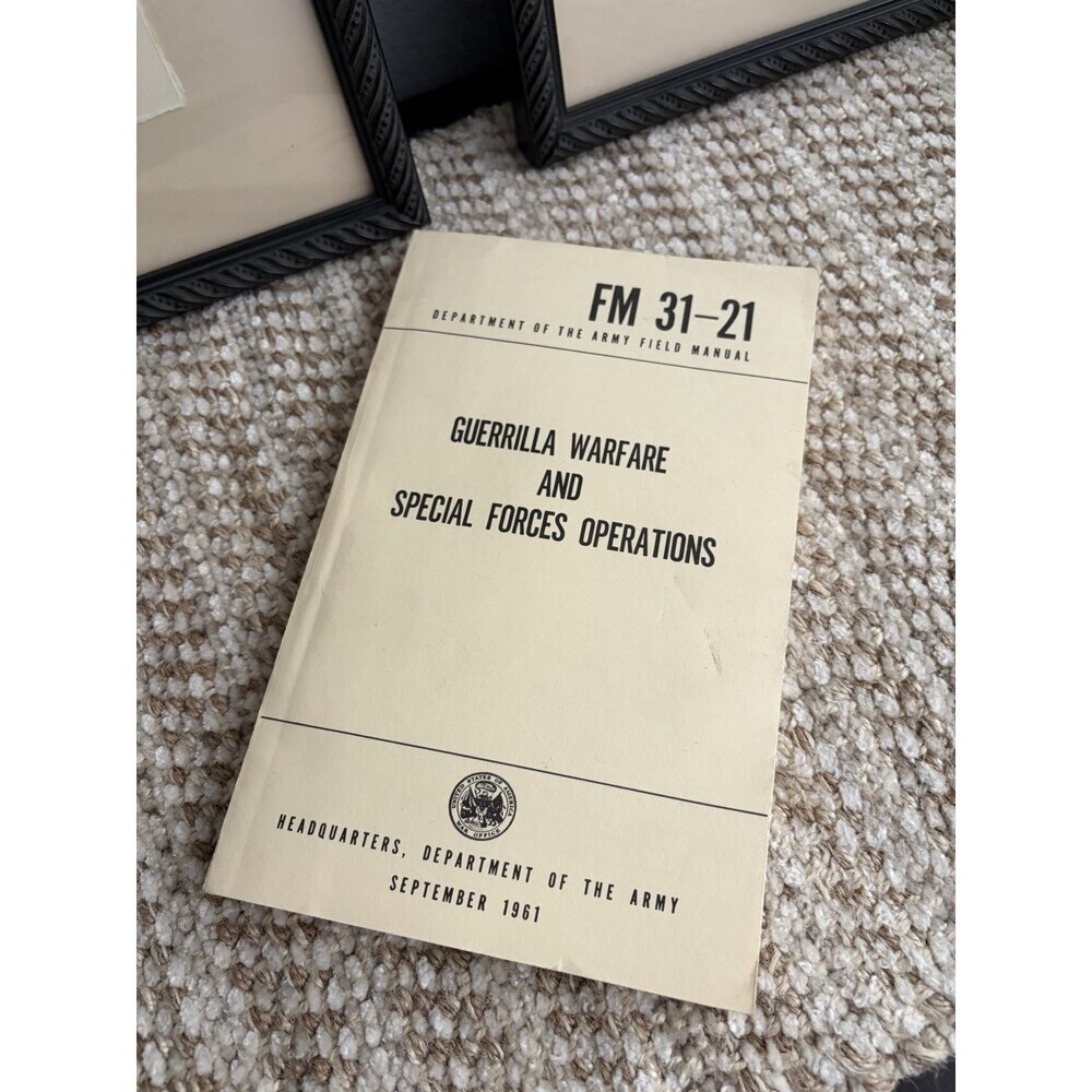 GUERRILLA WARFARE AND SPECIAL FORCES OPERATIONS, FM 31-21, 1961